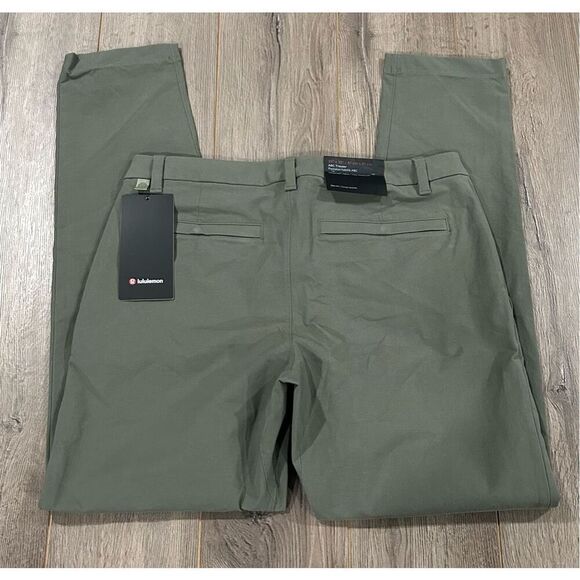 Lululemon ABC Slim-Fit Trouser 32L Stretch Cotton VersaTwill sz32 - Picture 3 of 7
